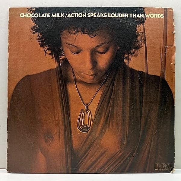 レコードメイン画像：【ALLEN TOUSSAINT prod.】USオリジナル CHOCOLATE MILK Action Speaks Louder Than Words ('75 RCA) ニューオリンズファンク 名作