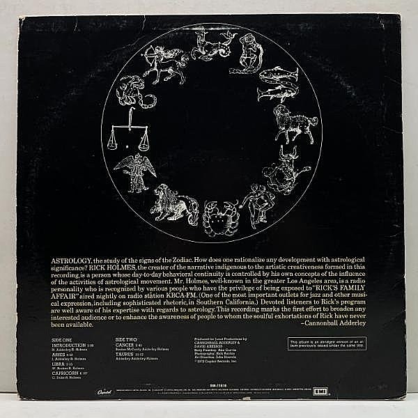 CANNONBALL ADDERLEY / RICK HOLMES / NAT ADDERLEY / Soul Zodiac (LP