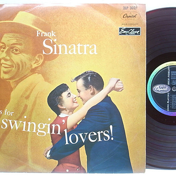 レコードメイン画像：東京芝浦電気 日ペラ 赤盤 初回 LP / FRANK SINATRA Songs For Swingin' Lovers! フランク・シナトラ 恋人に寄せる