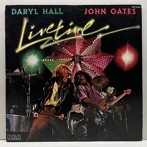 レコードメイン画像：美盤!! 国内 JPNオリジナル DARYL HALL & JOHN OATES Livetime ('78 RCA) 解説シート付属 初のライヴアルバム 名曲 Sara Smile 長尺Ver.