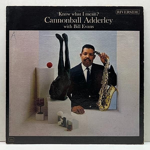 レコードメイン画像：美盤!! MONO 初版 RLP規格 修正マト USオリジ CANNONBALL ADDERLEY With BILL EVANS Know What I Mean? ('61 Riverside) 米 初回 モノラル