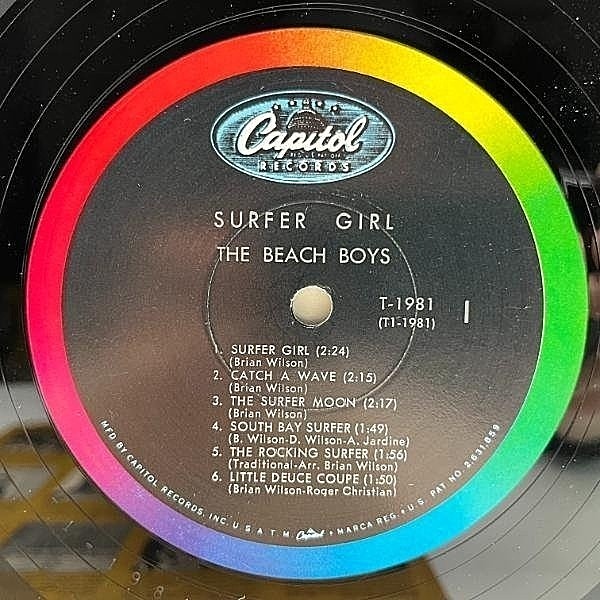 BEACH BOYS / Surfer Girl (LP) / Capitol | WAXPEND RECORDS