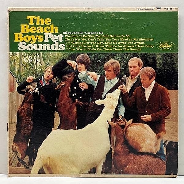 レコードメイン画像：入手難!! MONO 虹リム USオリジナル BEACH BOYS Pet Sounds ('66 Capitol) ビーチ・ボーイズ／ペット・サウンズ 米 初回 モノラル