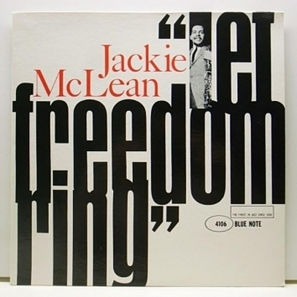 レコードメイン画像：美品!! 溝あり MONO NEWYORK オリジ JACKIE McLEAN let Freedom