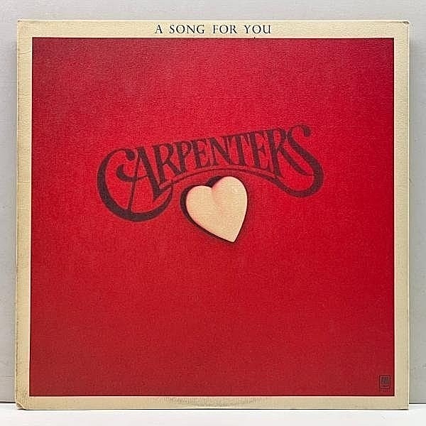 レコードメイン画像：USオリジナル 専用インナー完品 CARPENTERS A Song For You ('72 A&M) ざら紙 封筒型特殊ジャケ カーペンターズ 米 LP 原盤