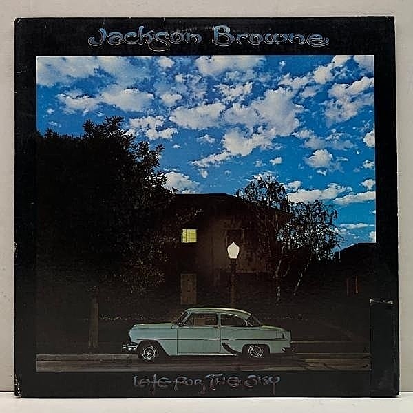 レコードメイン画像：良好盤!! 薄青 aラベル US初期プレス 7E規格 JACKSON BROWNE Late For The Sky ('74 Asylum) 手書きPRC刻印 ジャクソン・ブラウン LP