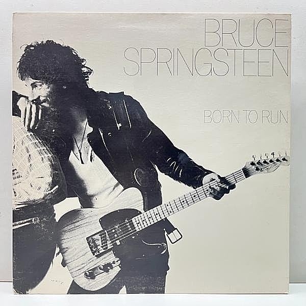 レコードメイン画像：レア!!良好!! [未修正 誤植 JOHNエラー Misprint] US 完全オリジナル BRUCE SPRINGSTEEN Born To Run ('75 Columbia) w/ 修正ステッカー