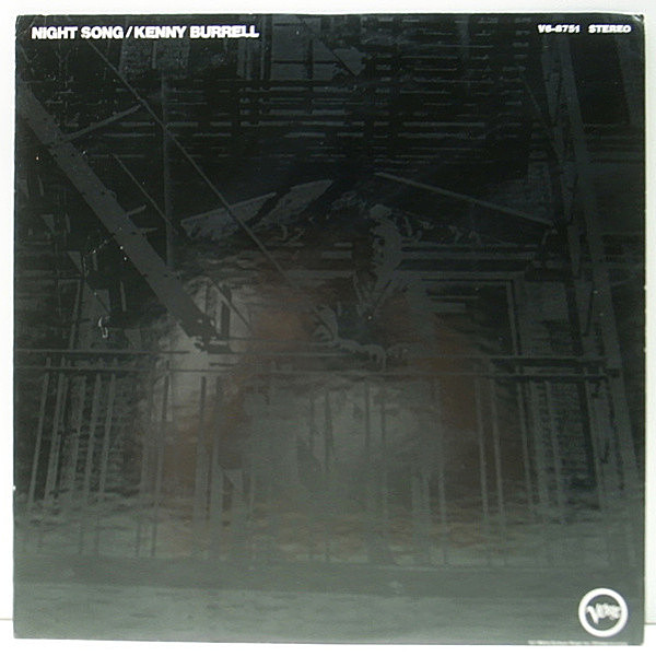レコードメイン画像：良好!! USオリジナル KENNY BURRELL Night Song ('68 Verve) 特殊 エンボス加工 BROTHER WHERE ARE YOU ほか ケニー・バレル LP