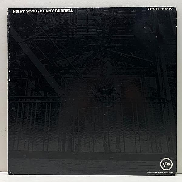 レコードメイン画像：美盤!! USオリジナル KENNY BURRELL Night Song ('68 Verve) Brother, Where Are You 収録 ケニー・バレル w/ Ron Carter, Hank Jones