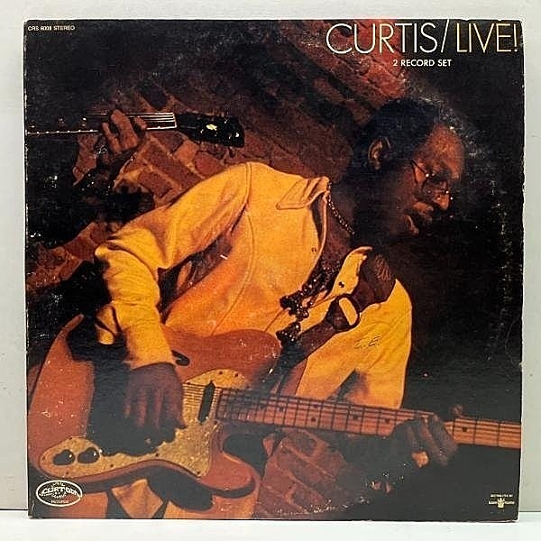 レコードメイン画像：美盤!! USオリジナル CURTIS MAYFIELD Live ('71 Curtom) カーティス・メイフィールド NY, BITTER ENDでのライヴ最高傑作 2LP 米初回プレス