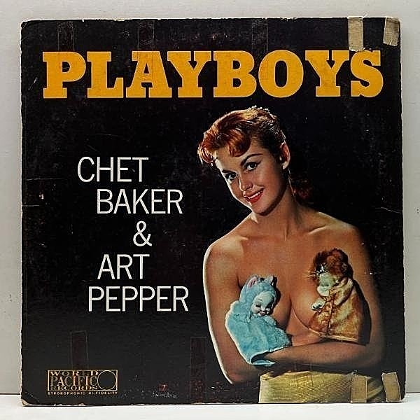 レコードメイン画像：USオリジナル MONO 深溝 CHET BAKER & ART PEPPER Playboys ('57 World Pacific) w/ Carl Perkins, Curtis Counce, Lawrence Marable