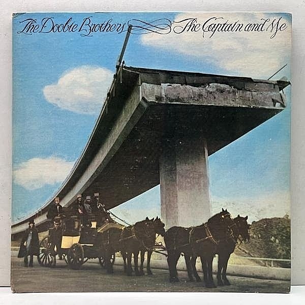 レコードメイン画像：プレイ良好!! 両面1マト 初版 緑ラベ USオリジナル DOOBIE BROTHERS The Captain And Me ('73 Warner) Long Train Runnin 収録 米 LP 原盤