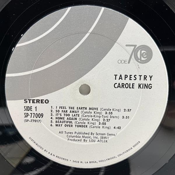 CAROLE KING / Tapestry (LP) / ODE | WAXPEND RECORDS