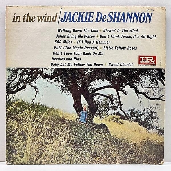 レコードメイン画像：プレイ良好!! USオリジナル MONO 深溝 JACKIE DeSHANNON In The Wind ('65 Imperial) ボブ・ディランなどの甘美な名曲カヴァー粒揃い LP