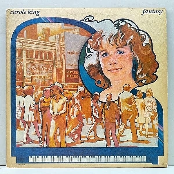 レコードメイン画像：良好!! USオリジナル 初版 ODEラベル CAROLE KING Fantasy ('73 ODE) DAVID T. WALKER, TOM SCOTT, CURTIS AMY 参加 名曲 Corazon 収録