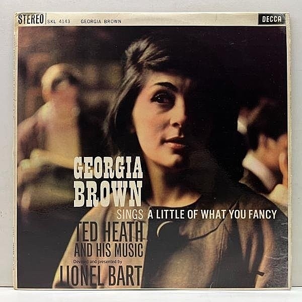 レコードメイン画像：良好!! UKオリジナル 初回 Open Decca, FBジャケ GEORGIA BROWN Sings A Little Of What You Fancy ジョージア・ブラウン 1st デビュー作