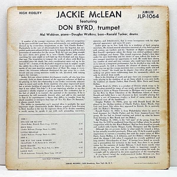 Jackie McLean レコード5枚セット‼︎! ジャッキー・マクリーン | STORES
