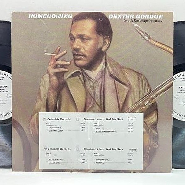 レコードメイン画像：プロモ 美盤!! 全マト1A【村上春樹氏絶賛】USオリジナル DEXTER GORDON Homecoming ('77 Columbia) Live At The Village Vanguard - 2LP -