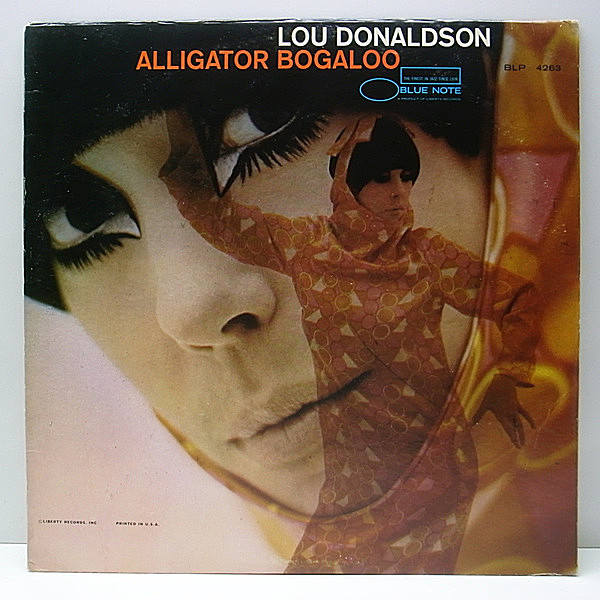 レコードメイン画像：MONO VAN GELDER刻印 オリジナル LOU DONALDSON Alligator Bogaloo (Blue Note BLP 4263) モノラルはレア!!