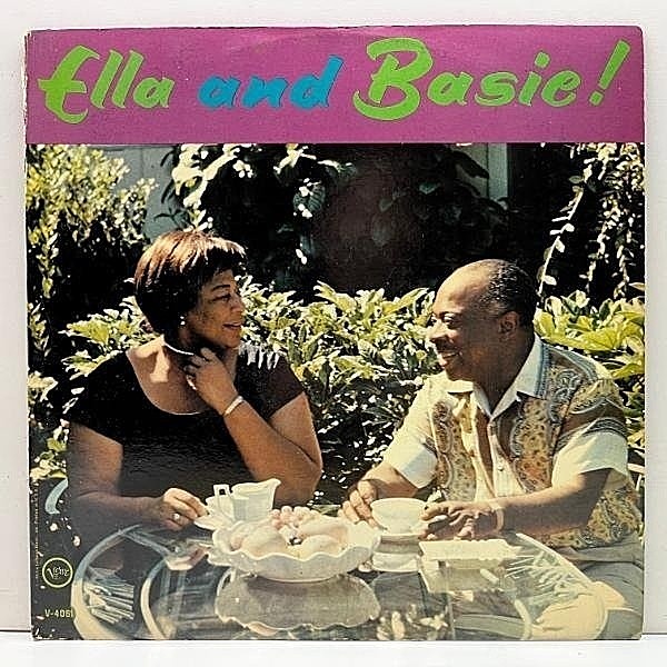 レコードメイン画像：良好盤!音質も抜群! MONO 米オリジナル ELLA FITZGERALD & COUNT BASIE Ella And Basie! ('63 Verve) エラとベイシー楽団の共演盤