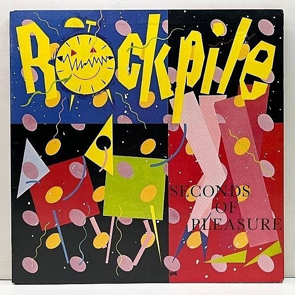 レコードメイン画像：極美盤!! 初版 JC規格 カスタムLbl. USオリジナル ROCKPILE Seconds Of Pleasure ('80 Columbia) ロンドンの街角 Dave Edmunds, Nick Lowe