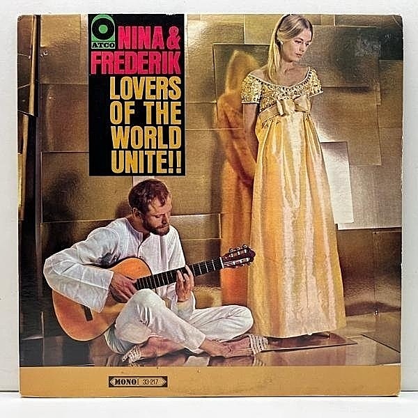 レコードメイン画像：良好品!! MONO 初版 3色オリジ NINA & FREDERIK Lovers Of The World Unite 人気 英語詞Ver. You Saved The Day (Tu M'as Sauve) 収録