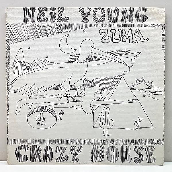 レコードメイン画像：良好品!! 初版 MS規格 USオリジナル NEIL YOUNG With CRAZY HORSE Zuma ('75 Reprise) Cortez The Killer 収録 ニール・ヤング／ズマ