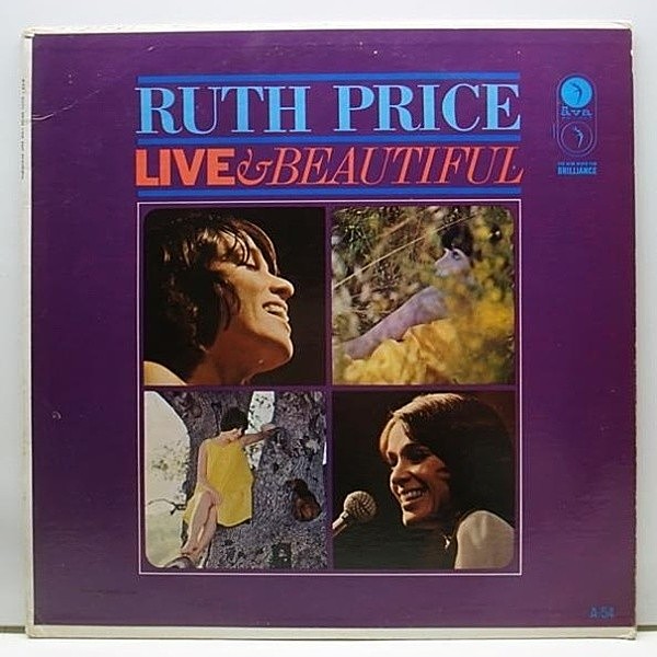 レコードメイン画像：美盤!! MONO オリジナル RUTH PRICE Live & Beautiful ('63 Ava) ハリウッドでのライヴ録音