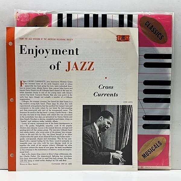レコードメイン画像：冊子完品【コレでしか聴けないRVG刻印】極美盤!! FLAT, MONO 深溝 MODERN JAZZ SEXTET Cross Currents (ARS G-429) SONNY STITT ほか