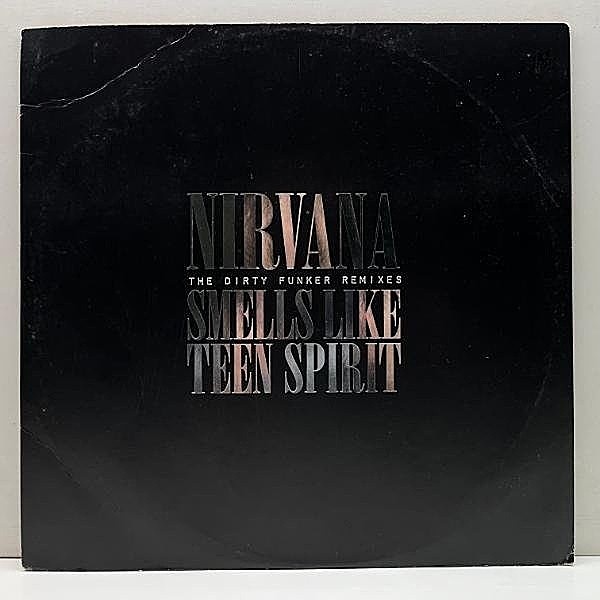 レコードメイン画像：プレイ良好!! EUプレス 12インチ Unofficial盤 NIRVANA Smells Like Teen Spirit The Dirty Funker Remixes (Spirit NIR 002) ACID HOUSE