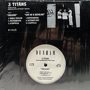 レコード画像：3 TITANS / College / The Life Of A Scholar