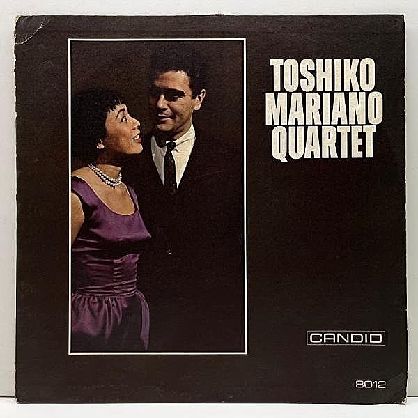 レコードメイン画像：良好盤!! プロモ MONO 深溝 USオリジナル 秋吉敏子 TOSHIKO AKIYOSHI / CHARLIE MARIANO Toshiko Mariano Quartet ('61 Candid) 米モノラル