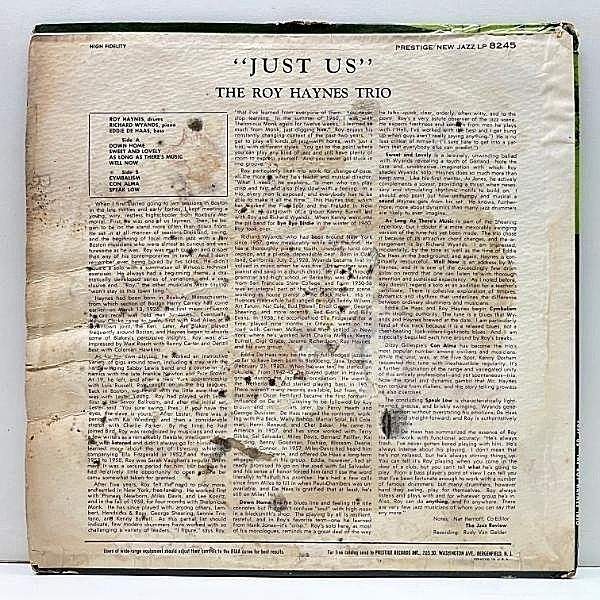 ROY HAYNES / Just Us (LP) / New Jazz | WAXPEND RECORDS