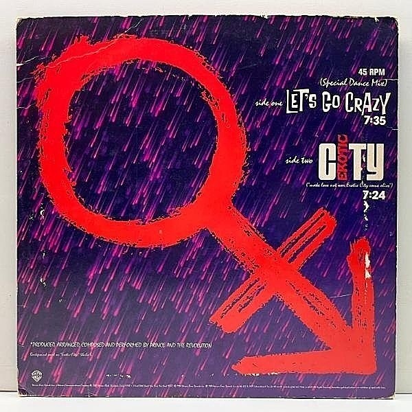 PRINCE / Let's Go Crazy (12) / Warner Bros. | WAXPEND RECORDS