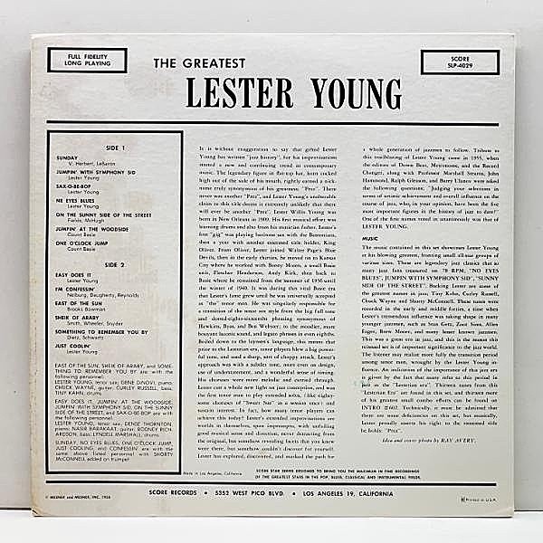【カセット】レスター・ヤング 楽天市場】【中古品】レコード レスター・ヤング A Portrait Of