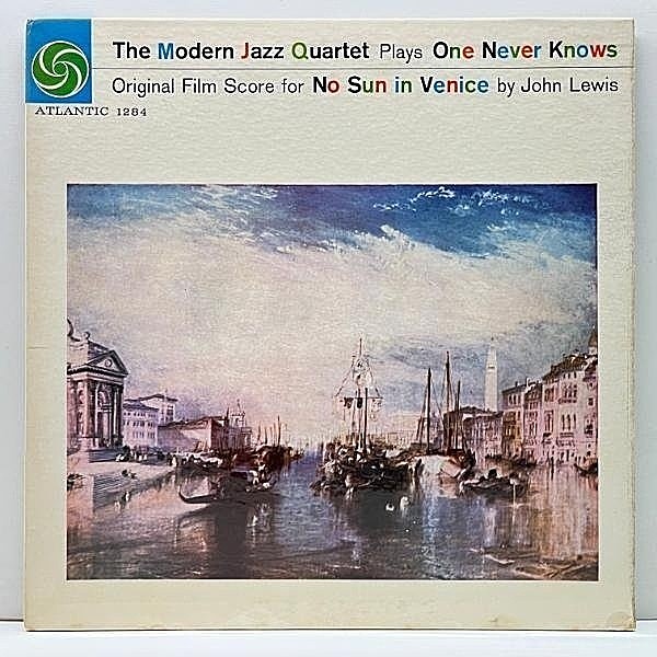 レコードメイン画像：【たそがれのヴェニス】良好!! オリジナル MONO 黒銀 深溝 MODERN JAZZ QUARTET Plays One Never Knows - No Sun In Venice w/ John Lewis