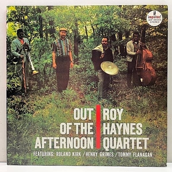 レコードメイン画像：美盤!! 赤黒ラベ GFジャケ JPNプレス ROY HAYNES QUARTET Out Of The Afternoon (Impulse IMP 88086) w/ ROLAND KIRK, TOMMY FLANAGAN