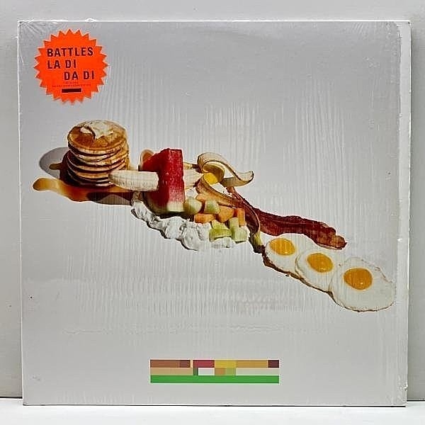 レコードメイン画像：シュリンク付き!!【初回・大判ポスター付属】2枚組 EUオリジナル BATTLES La Di Da Di ('15 Warp) レーベル移籍後初の全編インスト作