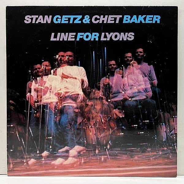 レコードメイン画像：美盤!! Sweオリジ STAN GETZ & CHET BAKER Line For Lyons ('83 Sonet) 久しぶりの共演！ストックホルムでのライブ