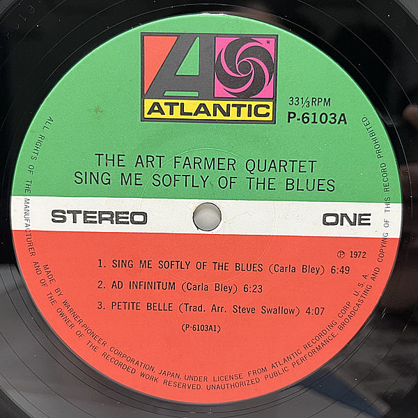 ART FARMER / Sing Me Softly Of The Blues (LP) / Atlantic
