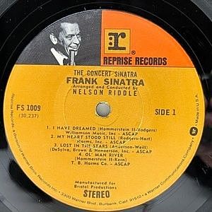 FRANK SINATRA / The Concert Sinatra (LP) / Reprise | WAXPEND