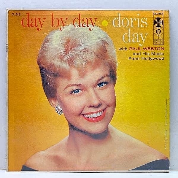 レコードメイン画像：レアな美品!! USオリジナル MONO 初版 6eye 深溝 DORIS DAY Day By Day ('56 Columbia) 絶品のバラードを綴った癒しの名盤 米モノラル LP