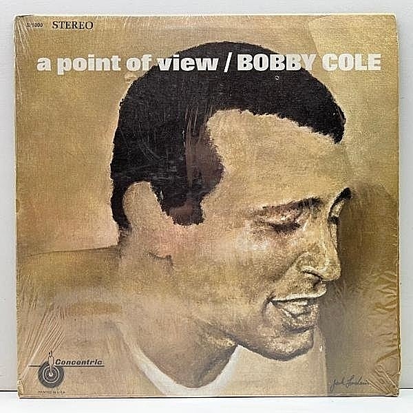 レコードメイン画像：シュリンク良好!!【MONO】自主制作 USオリジナル BOBBY COLE A Point Of View ('67 Concentric) 米モノラル 初回プレス A Perfect Day ほか