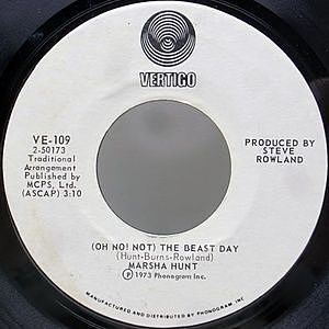 レコード画像：MARSHA HUNT / (Oh No! Not!) The Beast Day