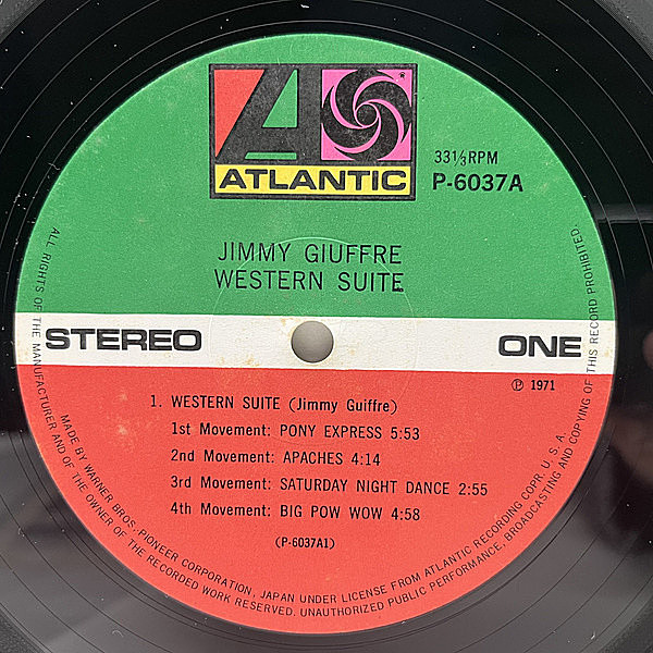 欧LP Jimmy Giuffre Western Suite MOVLP2789 Atlantic, Music On V 未開封 /00260 NzMtMzY2MS5qcGVn.jpeg