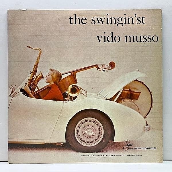 レコードメイン画像：良好!! MONO 深溝 USオリジナル VIDO MUSSO The Swingin'st ('56 Crown 5007) ヴィド・ムッソ 貴重なリーダーセッション Maynard Ferguson