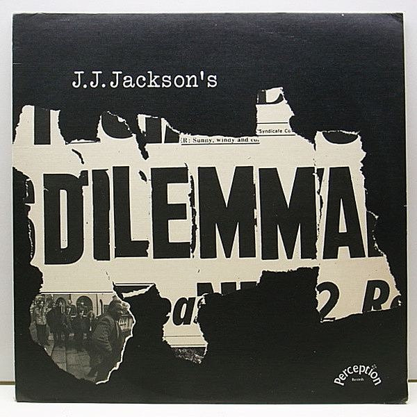 レコードメイン画像：  GREAT JAZZ FUNK!! 美品 オリジナル J.J. JACKSON Dilemma ('70 Perception) RARE GROOVE
