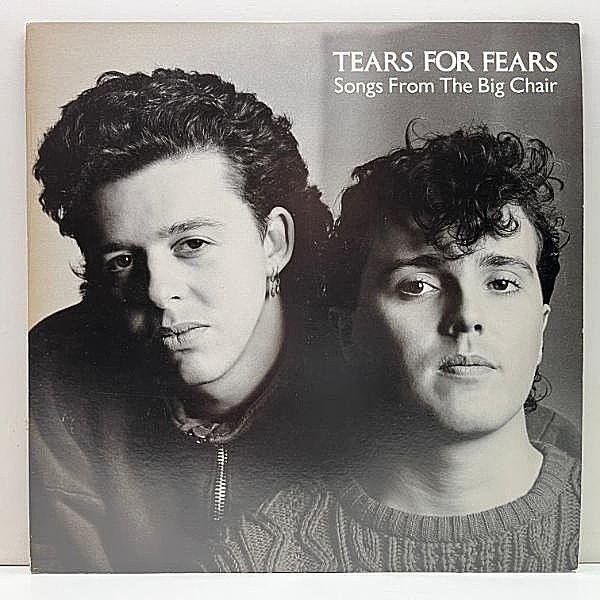 レコードメイン画像：美盤!! 国内 解説シート付属 JPNオリジナル TEARS FOR FEARS Songs From The Big Chair ('85 Mercury) NAS／Ruleネタ 英シンセポップ傑作