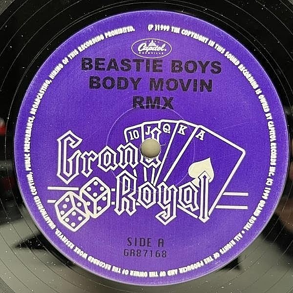レコードメイン画像：プレイ良好!! UKプレス BEASTIE BOYS Body Movin RMX ('04 Grand Royal) FATBOY SLIM REMIX収録！エレクトロ・ビッグビート
