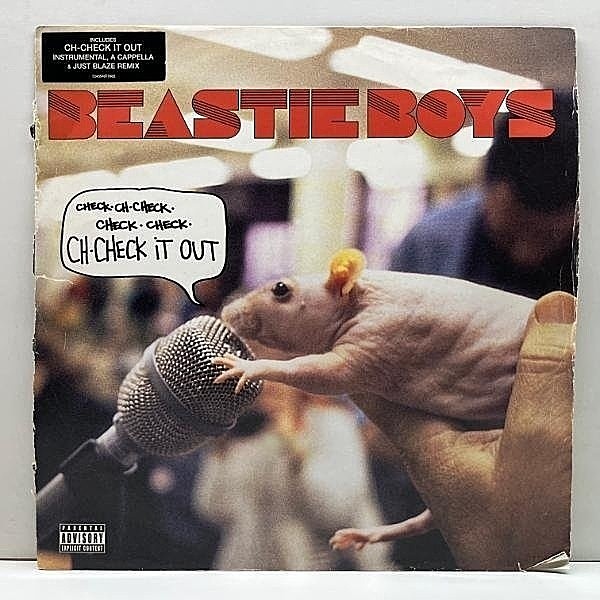 レコードメイン画像：【PEGGY LEE／(Sittin' On) the Dock of the Bay使い】UKオリジ 12インチ BEASTIE BOYS Ch-Check It Out オールドスクール調の疾走ビーツ